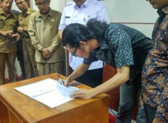 PEMKO SOLOK, MEDIALINK, DAN INTEGRITAS SUMBAR MENANDATANGANI MoU PELAKSANAAN OGP DI KOTA SOLOK